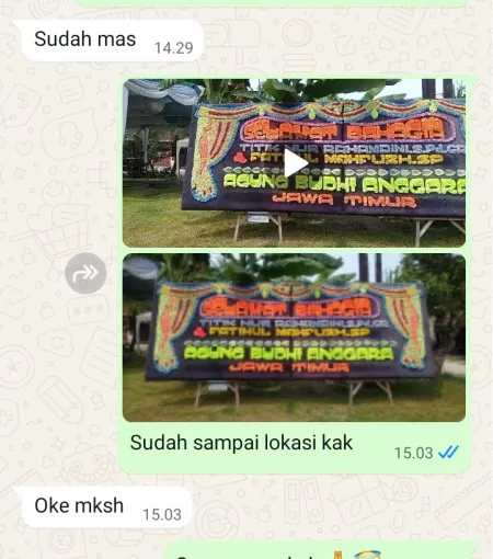 Pengiriman Papan Bunga Cimone Jaya