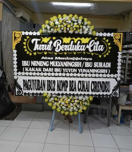 Papan Bunga Duka Cimone Jaya