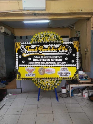 Papan Bunga di Cimone Jaya